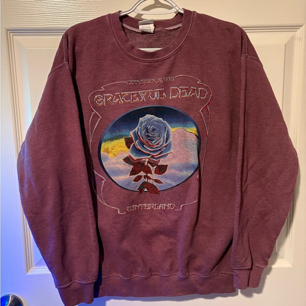 Grateful Dead Maroon Sweater